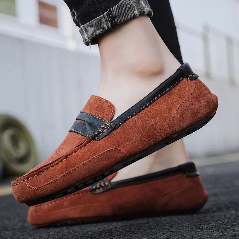 Prestige Suede Slip-Ons