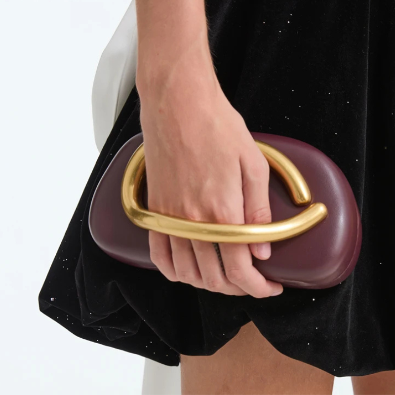 Orla Gold Box Clutch