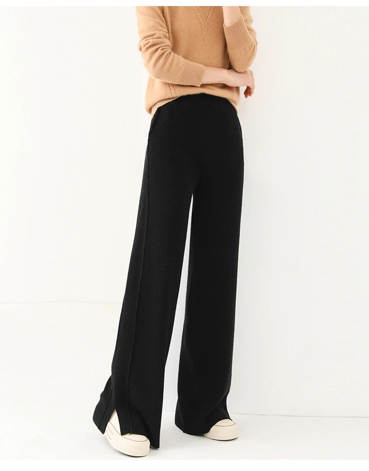 Millie Wool Split Pants