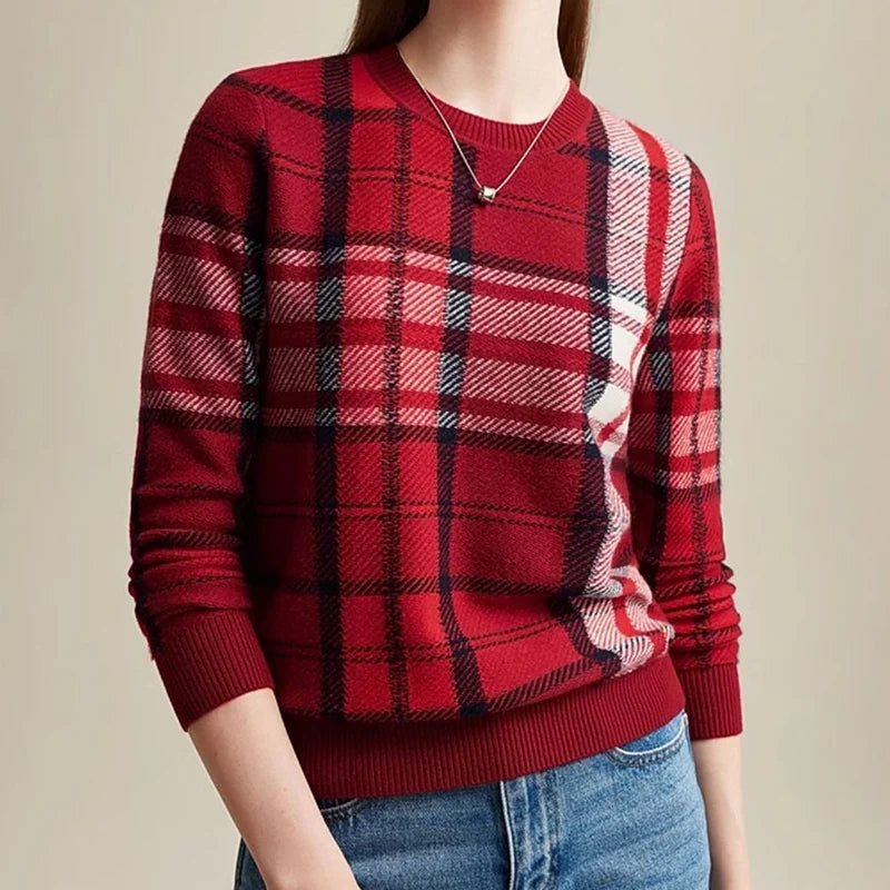 Savannah Plaid Sweater