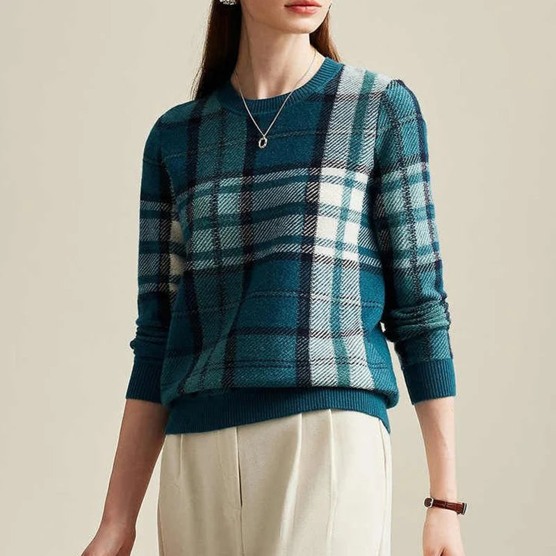 Savannah Plaid Sweater