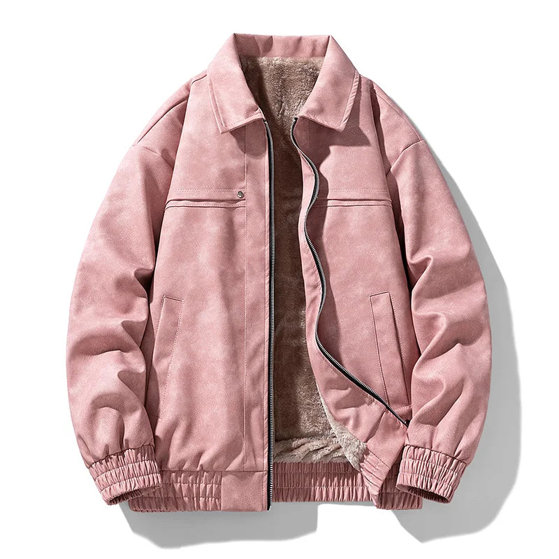 Nikari Washed Sherpa-Lined Jacket