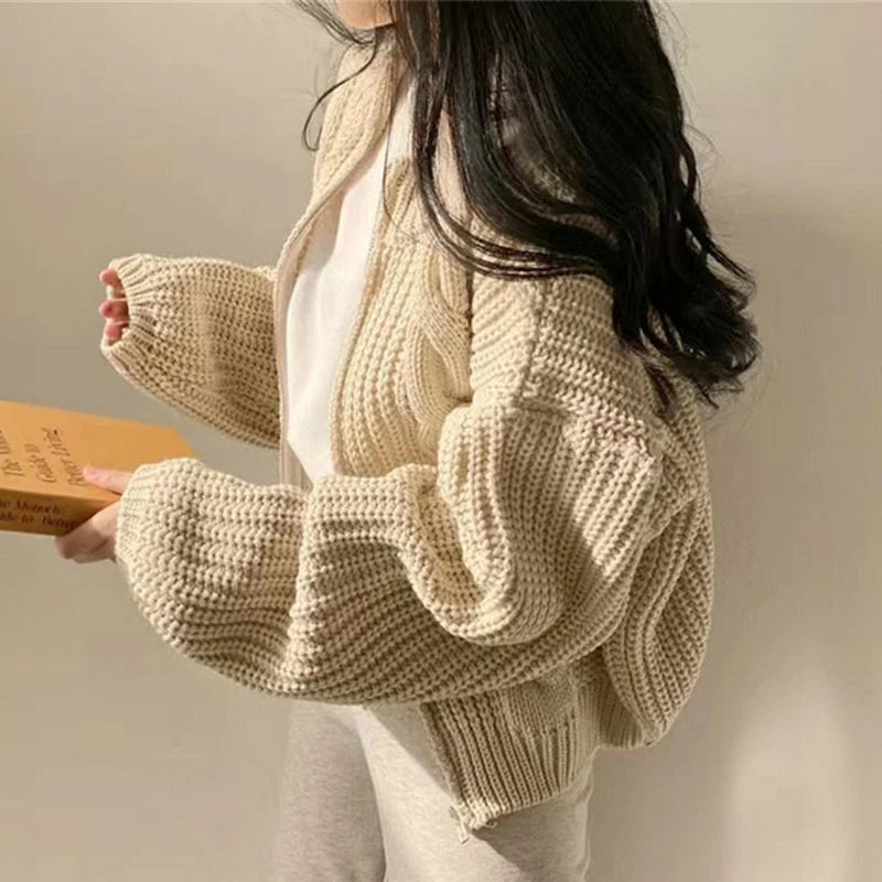 Rimocy Zip-Up Cardigan