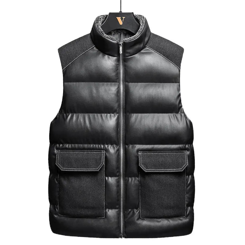 Locklear Jeans Leather Vest