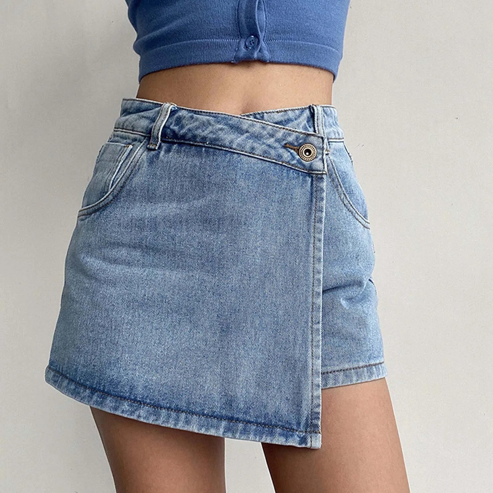 StreetCut Denim Skorts