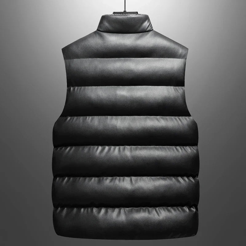 Locklear Jeans Leather Vest