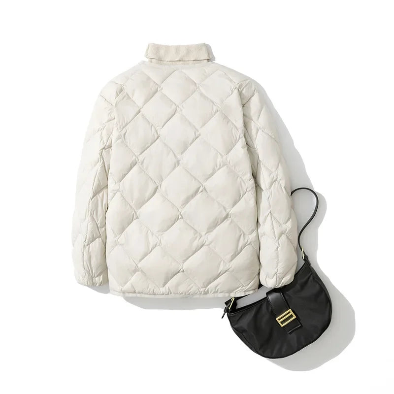 Rhombus Light Down Jacket