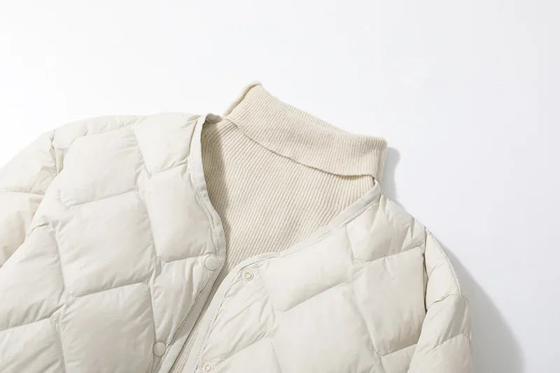 Rhombus Light Down Jacket