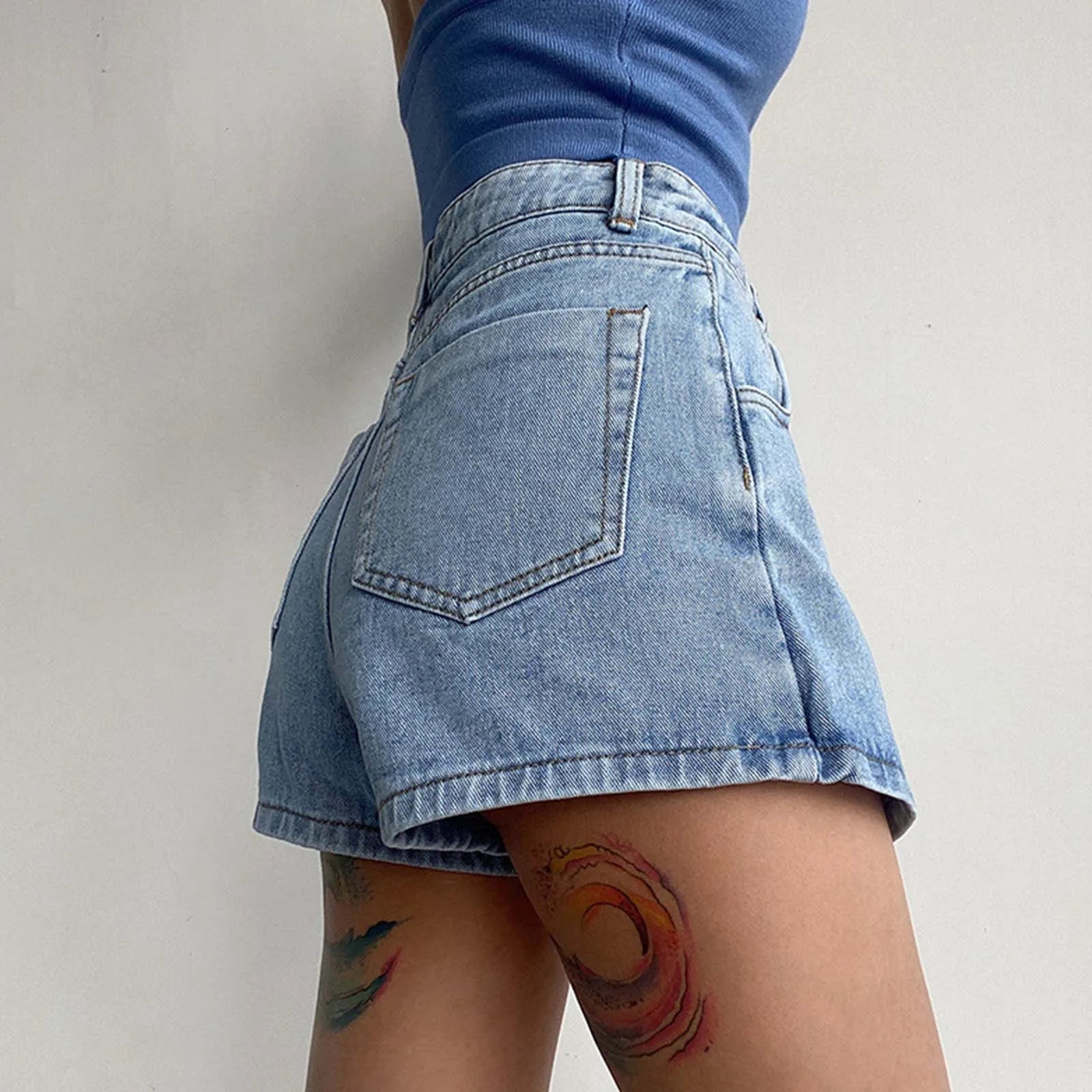 StreetCut Denim Skorts