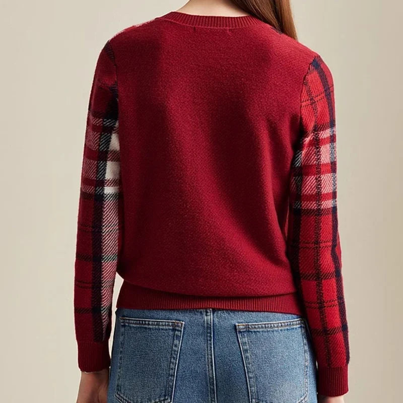 Savannah Plaid Sweater