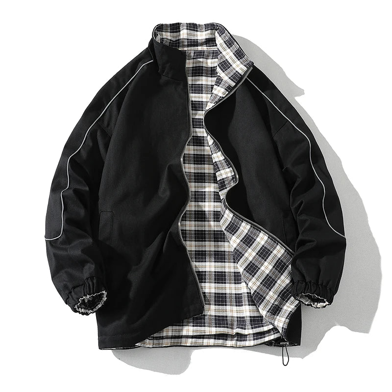 Asalo Plaid Reversible Jacket