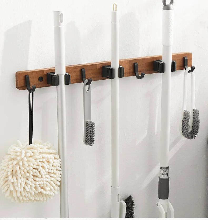 Wooden Grip Storage Rack