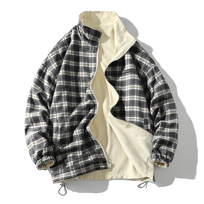 Asalo Plaid Reversible Jacket