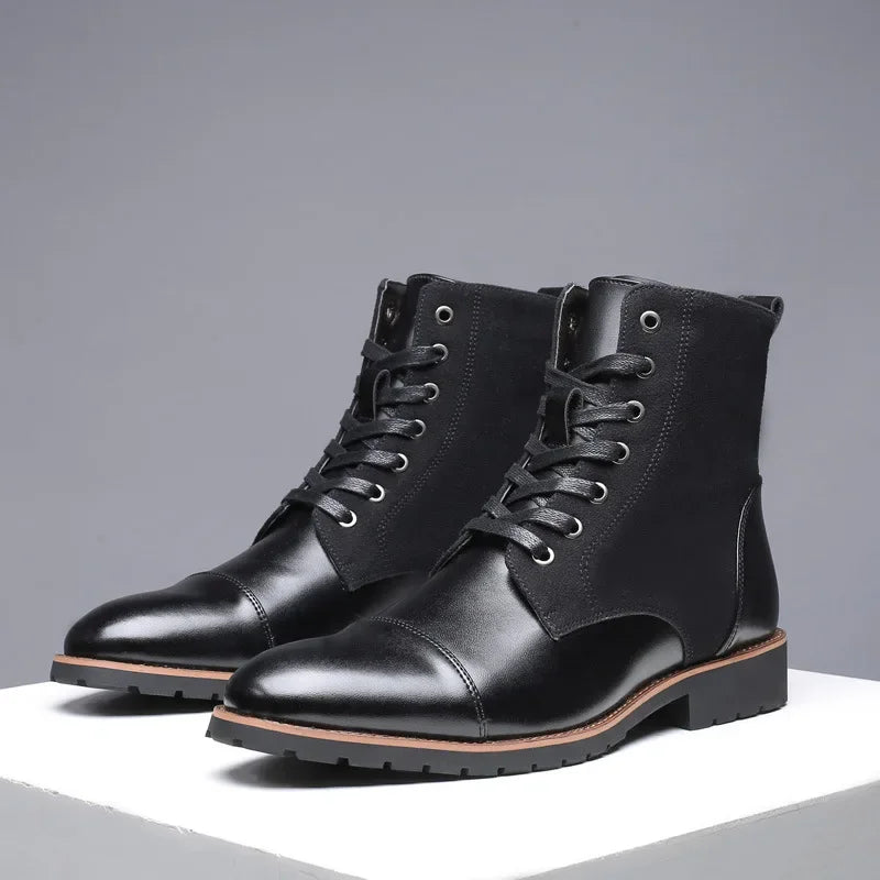 Urban Lace-Up Boots