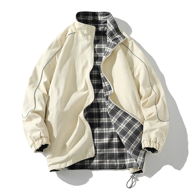 Asalo Plaid Reversible Jacket