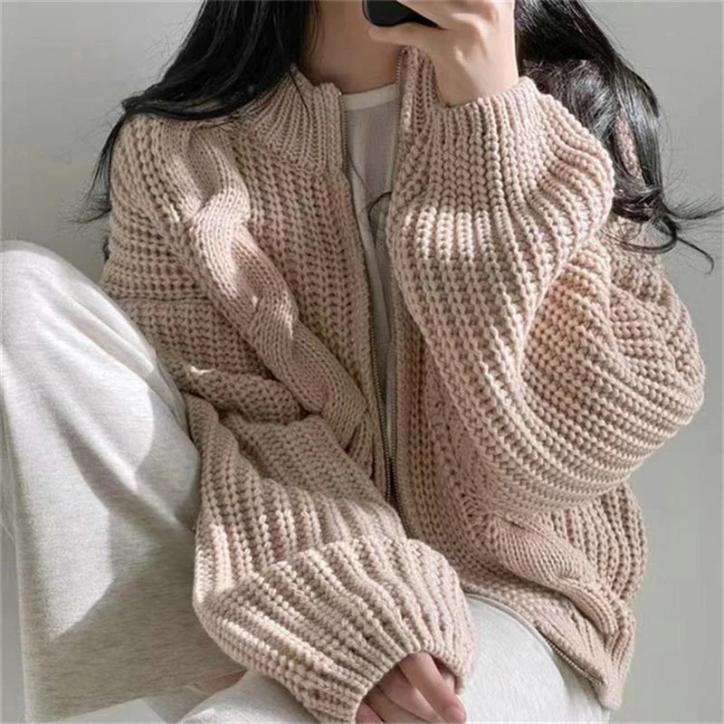 Rimocy Zip-Up Cardigan