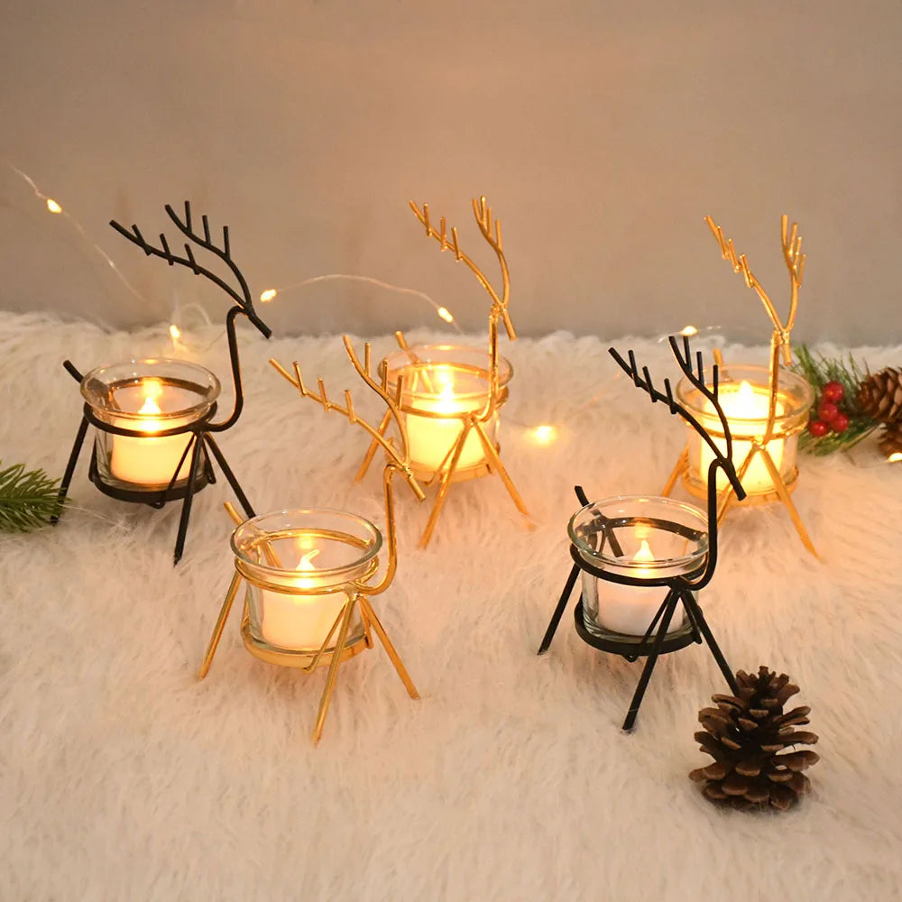 Glowing Antlers Candle Holder