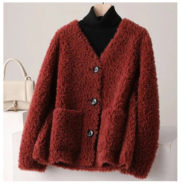 Maglione Fluff Pocket Cardigan