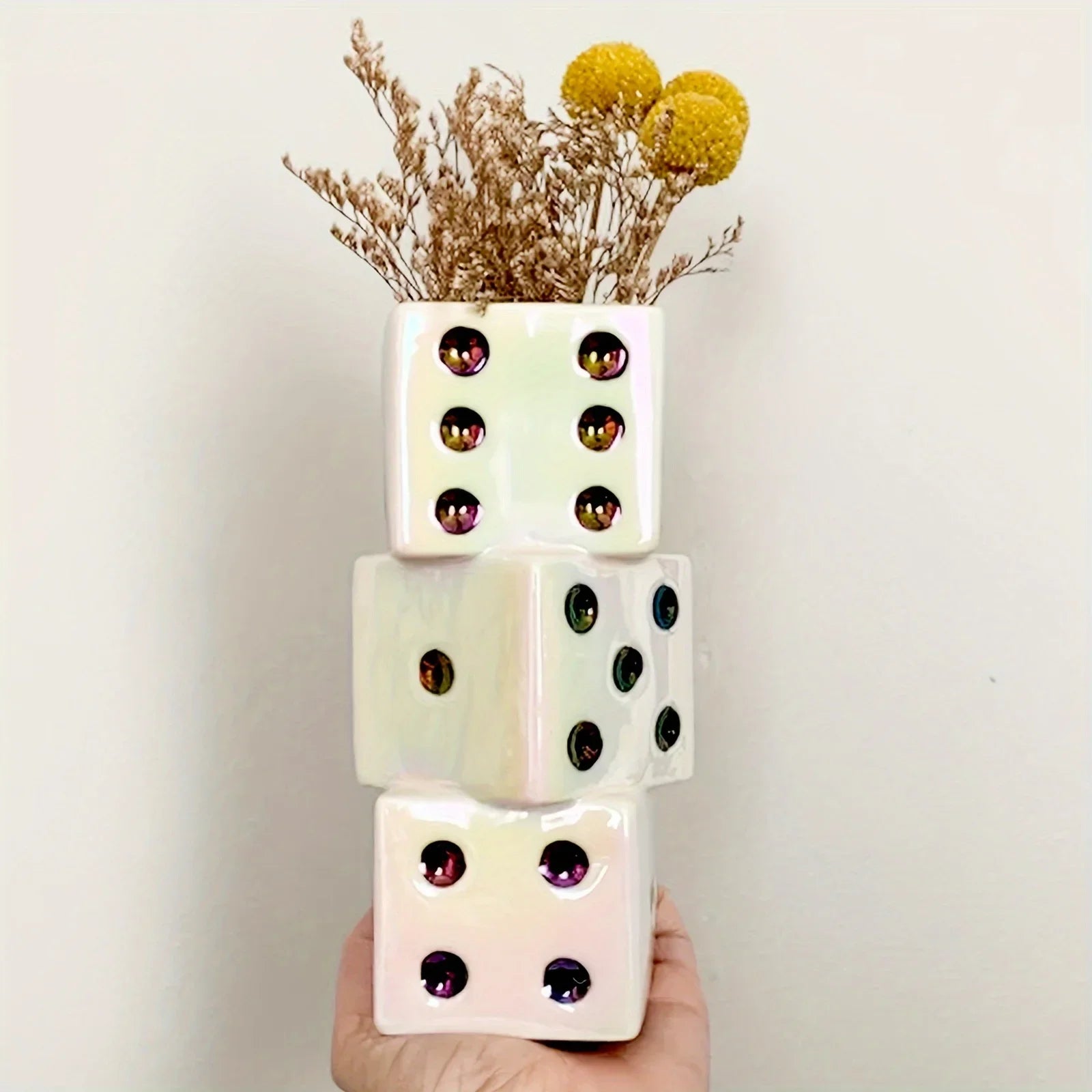 Roll the Dice Vase