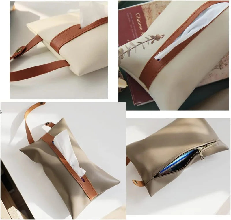 HangIt Leather Tissue Case