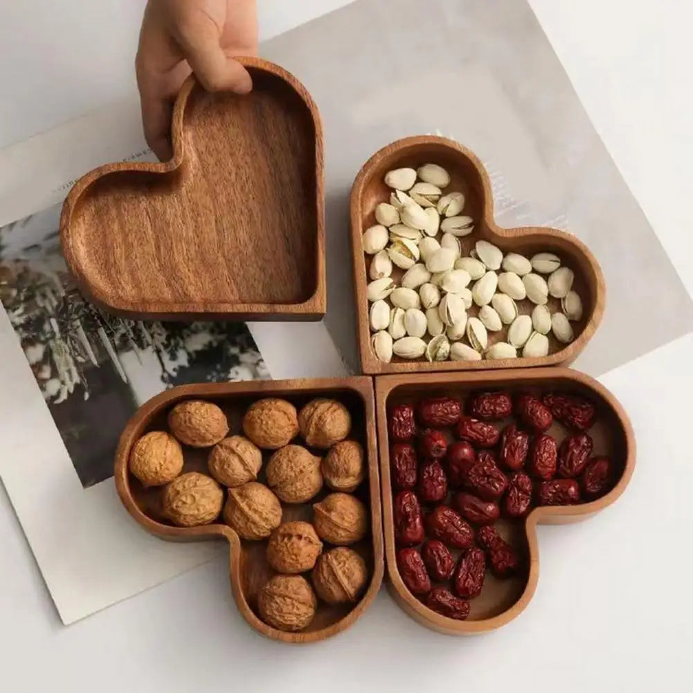 Haley'sBeck Heart-shaped Wooden Tray