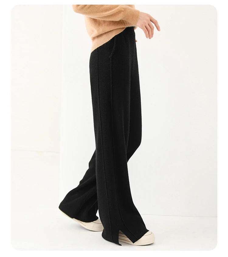 Millie Wool Split Pants